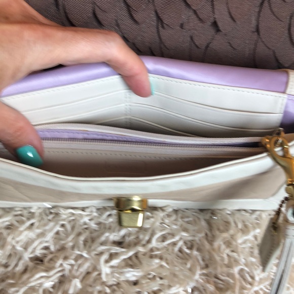 Coach leather wallet wristlet - Picture 3 of 5